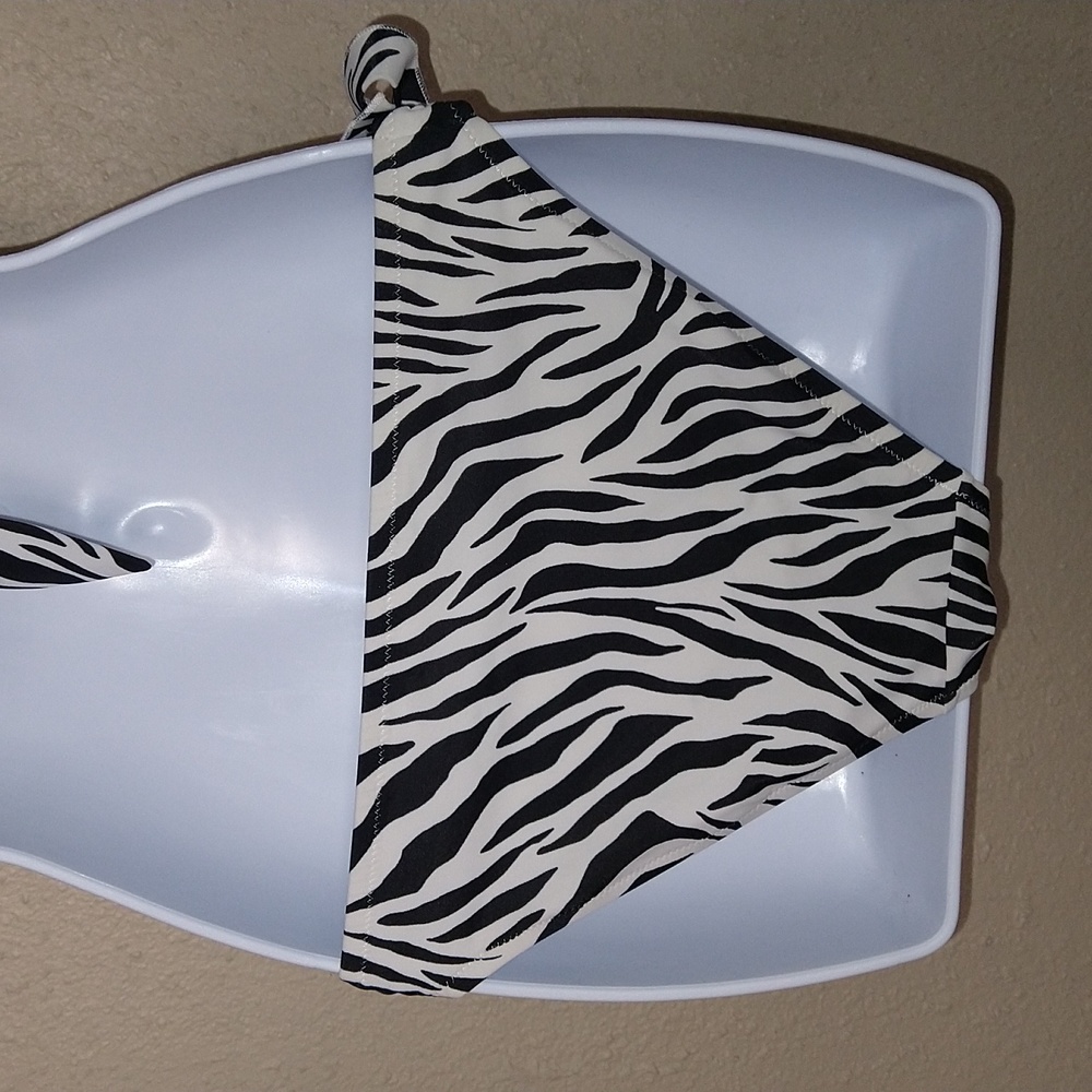 Vs Zebra Print Bikini Bottom Separates - image 3